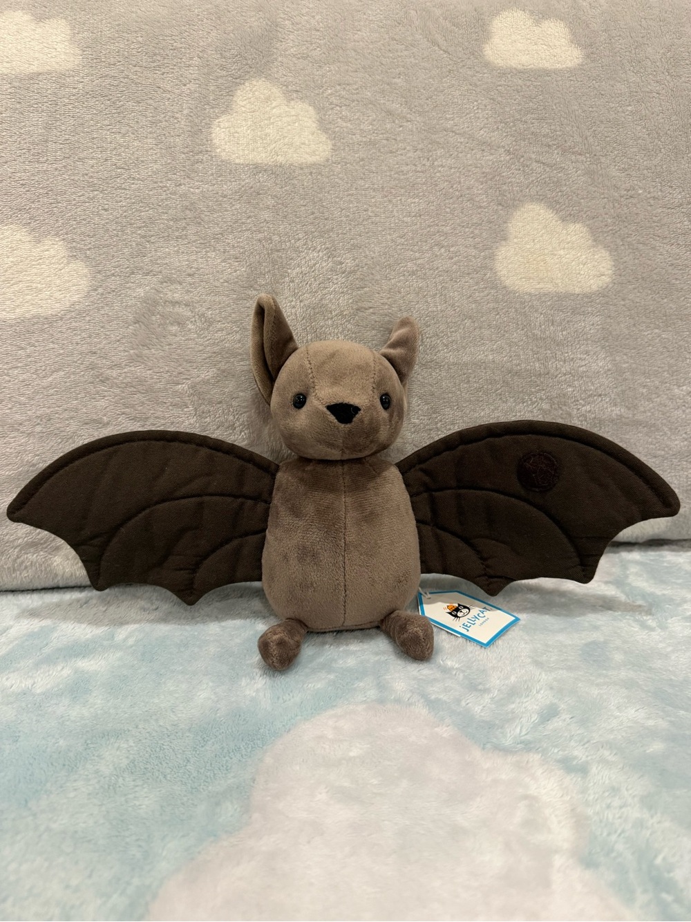 Jellycat Wrapabat Brown BNWT Retired - Authentic